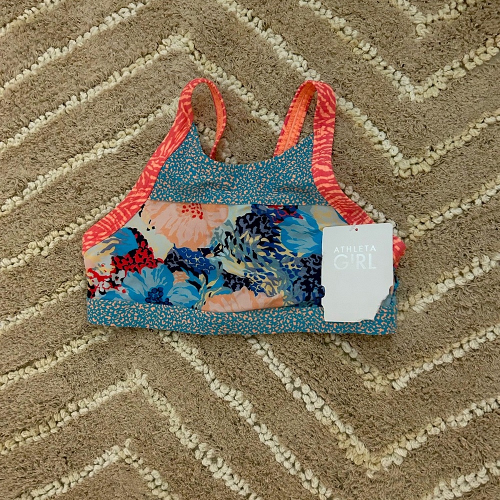 brand new Athleta Girl swim top
